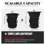 Universal Motorcycle Luggage Backpack Multifunction Waterproof Tail Bag Travel Outdoor Expandable Sissy Bar Backrest Bag W/Strap