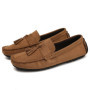 High Men Casual Shoe Fashion Suede Soft Men Loafers Leisure Moccasins Slip on Men's Driving Shoes Lazy Shoe Handmade Flats Comfy