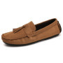 High Men Casual Shoe Fashion Suede Soft Men Loafers Leisure Moccasins Slip on Men's Driving Shoes Lazy Shoe Handmade Flats Comfy