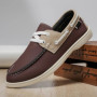 Men's Large-Sized Bean Shoes Autumn Casual Loafers Versatile Trendy Men's Footwear Comfortable Slip-On Design