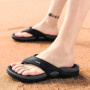 2023 Men Slippers Shoes Big Size Fashion Massage Summer Water Male Sandals High Quality Flat Beach Shoes Non-slip Mens Flip Flop