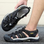 Best New Men's Sandals Soft Canvas Shoes Men Large Size Outdoor Summer Sandals Comfort Beach Sandal Roman Men Shoes Slippers Boy
