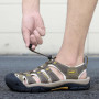 Best New Men's Sandals Soft Canvas Shoes Men Large Size Outdoor Summer Sandals Comfort Beach Sandal Roman Men Shoes Slippers Boy