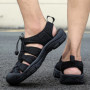 Best New Men's Sandals Soft Canvas Shoes Men Large Size Outdoor Summer Sandals Comfort Beach Sandal Roman Men Shoes Slippers Boy