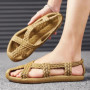 Outdoor Hollow Breathable Men's Sandal High Quality in Welcome Deal Japanese Casual Adult Pvc Trend 2025 Summer Sale Male Shoe