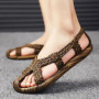 Outdoor Hollow Breathable Men's Sandal High Quality in Welcome Deal Japanese Casual Adult Pvc Trend 2025 Summer Sale Male Shoe