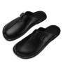Men's Sandals Classic Leather Slippers Walking Summer New Male Comfortable Slippers Lightweight Outdoor Men's Half Drag Shoes