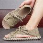 Roman Style Soft Strappy Hollow Open Toe Man Sandals Outdoor Daily Use New Fashion Breathable Summer Sale Arrival Shoes for Men