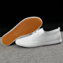 Summer Breathable Men's Shoes British Casual Shoes Board Shoes Round Toe White Style Korean Style Trendy Youth Shoes Sneakers