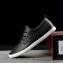Summer Breathable Men's Shoes British Casual Shoes Board Shoes Round Toe White Style Korean Style Trendy Youth Shoes Sneakers