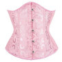 Women Corsets Bustiers Sexy Jacquard Underbust Corset Plastic Bones Korset Basques Shaper Elegant Waist Bustier Top