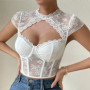 Sexy Party Tank Top Women Underwear Push Up Bras Crop Tops Ladies Summer Lingerie Camis Corset Club Party Wear Woman Clothing
