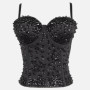 Fashion y2k Tank Top Women Shaper Blusa Stage Push Up Bra Ladies Crop Tops Sexy Halter Shirt Woman Clothes Bralette Corset Camis