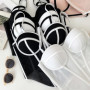 Sexy Ladies Mesh Irregular Corset Multi Colors Unique Contrasting Lines Women Chic Party Daily Blackless Cropped Top Tank Top