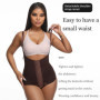 Aishang Women Seamless Shapewear Bodysuit Tummy Control Waist Trainer Front Hook Body Shaper Adjustable Strap Corset