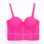 Sexy Mesh Push Up Bralet Women Corset Bustier Bra Night Club Party Long Sexy Cropped Top Vest Plus Size Tank Top Women Corset