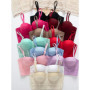 Sexy Mesh Push Up Bralet Women Corset Bustier Bra Night Club Party Long Sexy Cropped Top Vest Plus Size Tank Top Women Corset