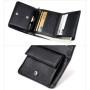Bright Fashion Women Cowhide Leather Wallet Anti Rfid Card Holder Short Purse for Girl
