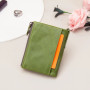 CONTACT'S Genuine Leather Wallets for Women Vintage Bifold Fashion Business Purse Card Holder Coin Purse Money Clip Men Wallets