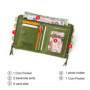 CONTACT'S Genuine Leather Wallets for Women Vintage Bifold Fashion Business Purse Card Holder Coin Purse Money Clip Men Wallets