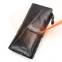 CONTACT'S 100 Genuine Leather Wallet Women Long Coin Purse Clutch Bag Name Engraving Card Holder Money Clip Handbag Men's Purse