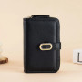 Women's Wallet 2025 Trend Leather Mini Short Female Wallets Fashion Small Girls Clutch Coin Purse Card Holders Money Bag Caibu