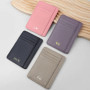 Luxury Custom Initials Card Holder Genuine Leather Slim Mini Women Wallet Personalize Letters Name Men Cowhide Credit Card Case
