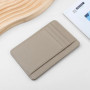 Luxury Custom Initials Card Holder Genuine Leather Slim Mini Women Wallet Personalize Letters Name Men Cowhide Credit Card Case