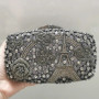 Diamond Tower Evening Bags Purses Clutch Metal Hard Case For Women Rhinestone Crystal Party Dinner Clutches Mini Sublime Pochett