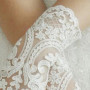 Lace Flower Hollow Fishnet Fingerless Gloves Elegant Sun Protection Women Mesh Dance Wedding Mitten Hand Decoration