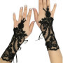 Lace Flower Hollow Fishnet Fingerless Gloves Elegant Sun Protection Women Mesh Dance Wedding Mitten Hand Decoration
