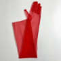 Opera Prom Thin Mesh Long Transparent Gloves Full Finger Sun Protection Long Sheer Gloves 70cm Driving Gloves Summer