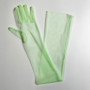 Opera Prom Thin Mesh Long Transparent Gloves Full Finger Sun Protection Long Sheer Gloves 70cm Driving Gloves Summer