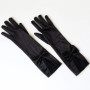 Ladies Gloves Bow Lace Satin Gloves Dance Performance Ceremonial Gloves Nightclub Satin Gloves Wedding Bridal Gloves C015