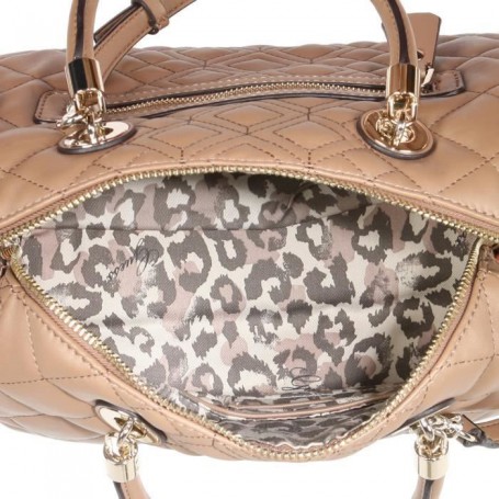 Guess Padded Bowling Bag Hwvg61 Brown Women